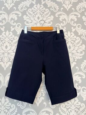 💫4/$25 • Tail Women’s Navy Roll-Cuff Bermuda Shorts